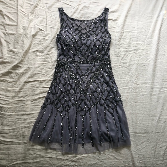 Aidan Mattox Sequin Cocktail Dress - Picture 3 of 10